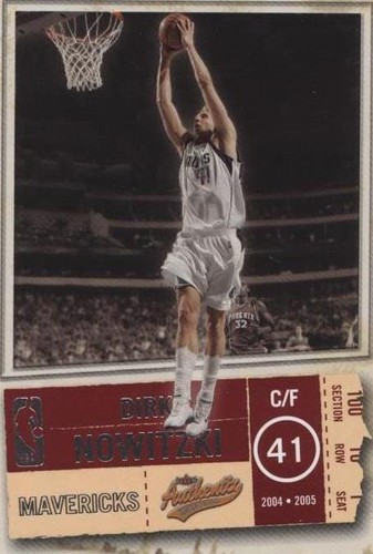 2004-05 Fleer Authentix - Dirk Nowitzki #38