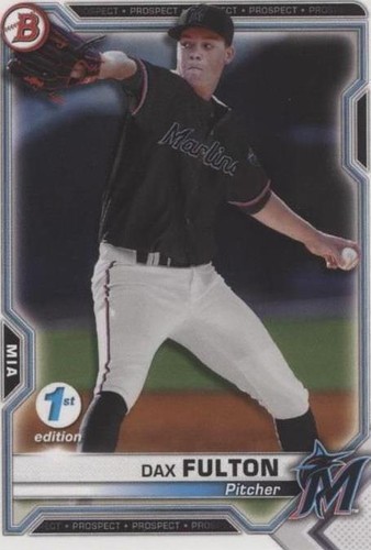 2021 Bowman 1st Edition - Dax Fulton #BFE-32