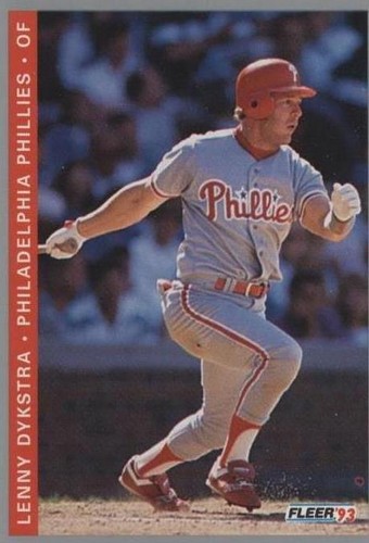 1993 Fleer - Lenny Dykstra #488