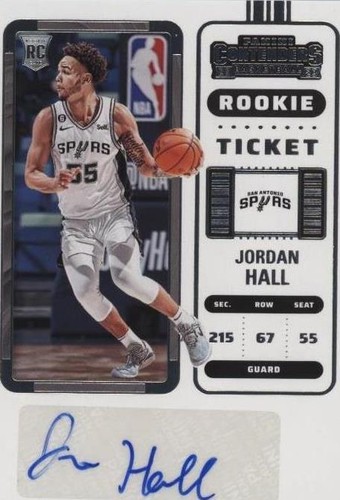 2022-23 Panini Contenders - Jordan Hall #148