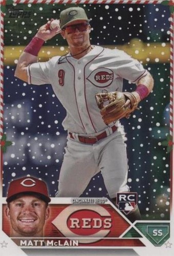 2023 Topps Holiday - Matt McLain #H196