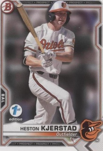 2021 Bowman 1st Edition - Heston Kjerstad #BFE-138
