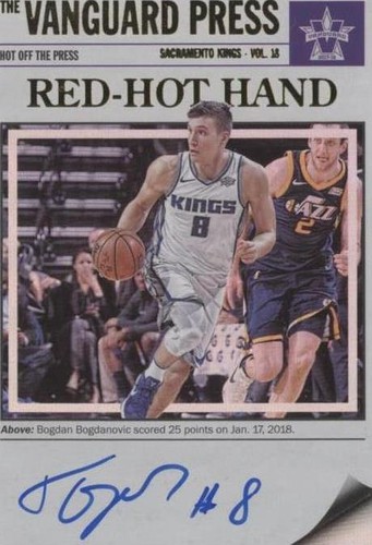 2017-18 Panini Vanguard - Bogdan Bogdanovic #HP-BGB
