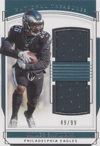 2019 Panini National Treasures Miles Sanders #RDM-18