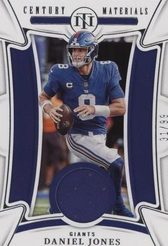 2022 National Treasures Daniel Jones Century Jersey /99