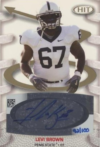 2007 SAGE Hit Levi Brown #PA53