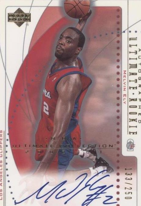2002-03 Upper Deck Ultimate Collection - Melvin Ely #71