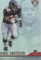 2001 Pacific Private Stock Titanium Jamal Anderson #6