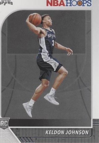 2019 Hoops Premium Stock Keldon Johnson #224 Silver Flash