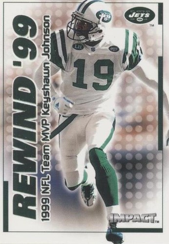 2000 Skybox Impact Keyshawn Johnson #21 RN