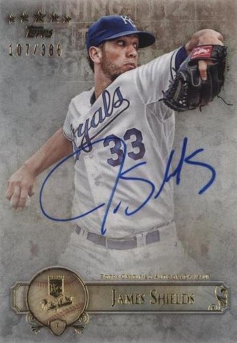 2013 Topps Five Star - James Shields #FSBA-JSH