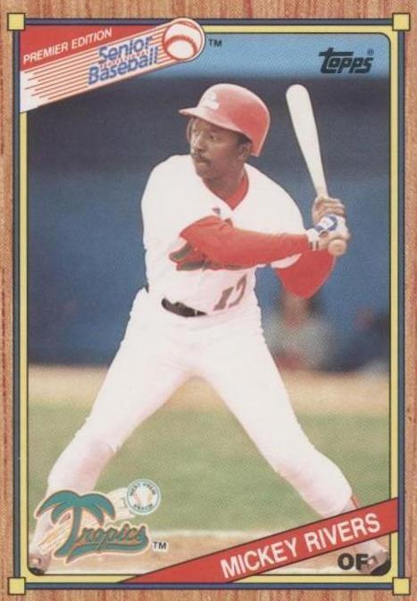 Asociación de Béisbol Profesional Senior Topps 1989-90 - Mickey Rivers #115
