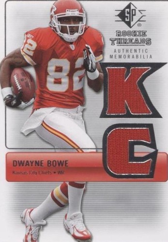 2007 SP Rookie Threads Dwayne Bowe #RT-DB