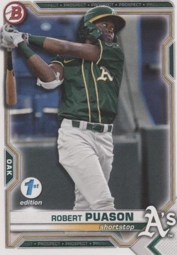 2021 Bowman Draft 1st Edition - Robert Puason #BD-153
