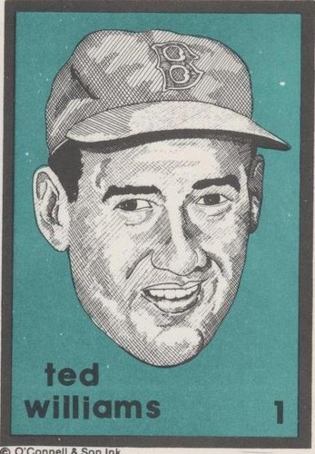 1984 O'Connell & Son Ink Series 1 - Ted Williams #1