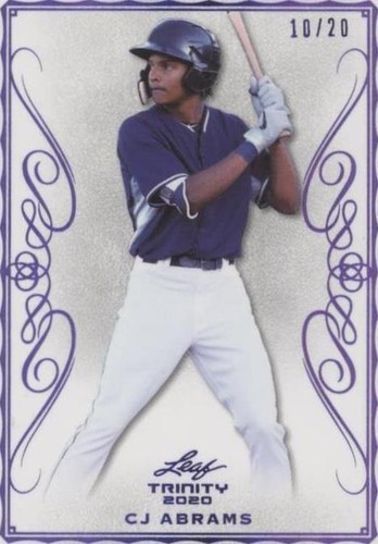 2020 Leaf Trinity - C.J. Abrams #04