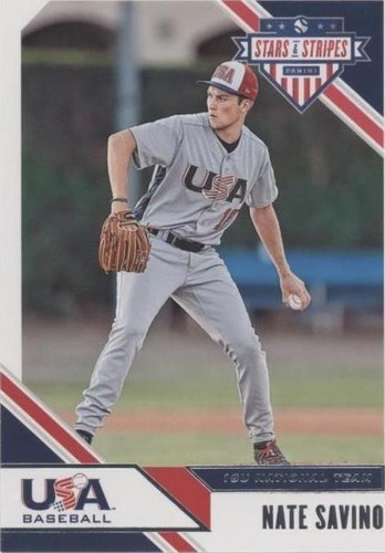 2020 Panini USA Baseball Stars & Stripes - Nate Savino #44
