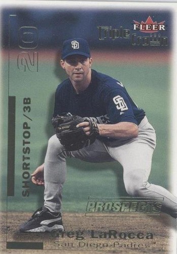 2001 Fleer Triple Crown - Greg LaRocca #289