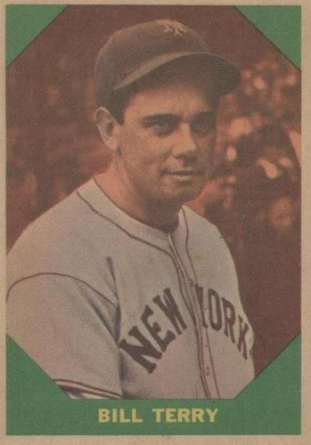 1960 Fleer Baseball Greats - Bill Terry #52