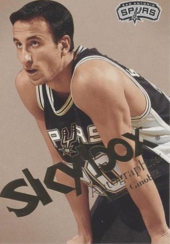 2003-04 Skybox Autographics - Manu Ginobili #33