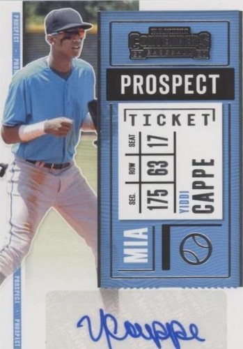 2020 Panini Contenders - Yiddi Cappe #PT2-YC