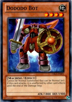Dododo Bot CBLZ-EN001 Yu-Gi-Oh! Card Light Play Unlimited 