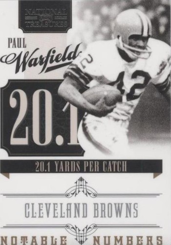 2010 Playoff National Treasures Paul Warfield #26
