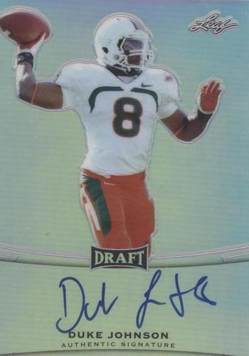 2015 Leaf Metal Draft Duke Johnson #BA-DJ1