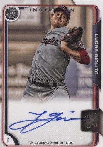 2015 Bowman Inception - Lucas Giolito #BIA-LG