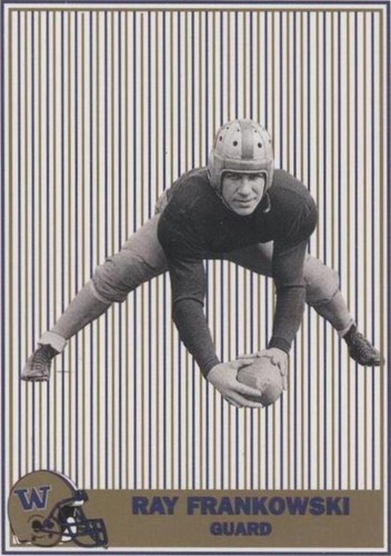 1992 Pacific Washington Huskies Football Greats Ray Frankowski #106