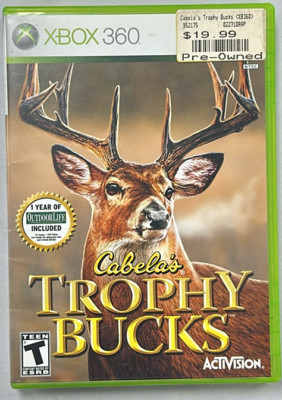 Cabela's Trophy Bucks (Microsoft Xbox 360, 2007) (B113-60)