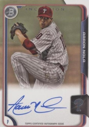 2015 Bowman Inception - Aaron Nola #BIA-AN