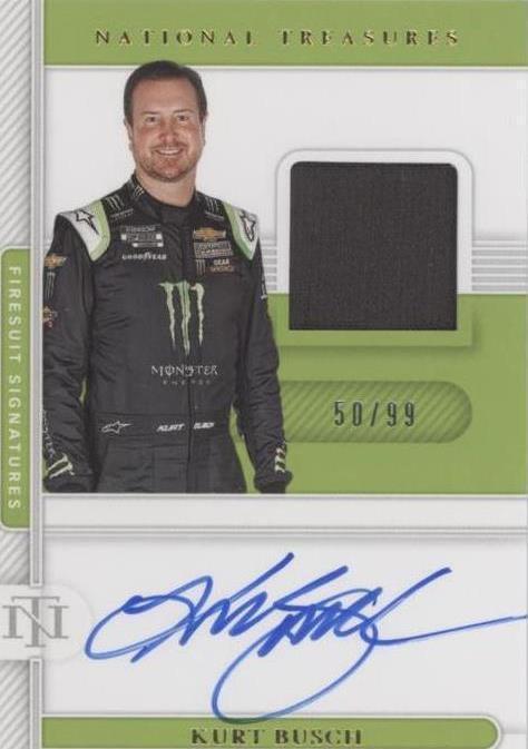 2021 Panini National Treasures - Kurt Busch #FS-KU