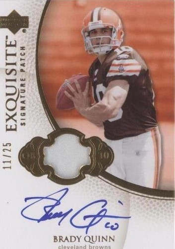 2007 Upper Deck Exquisite Collection Brady Quinn #ESS-BQ
