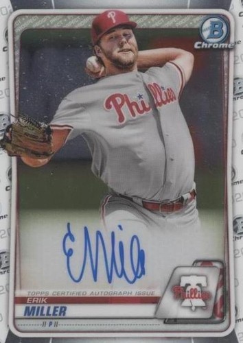 2020 Bowman Chrome - Erik Miller #CPA-EM