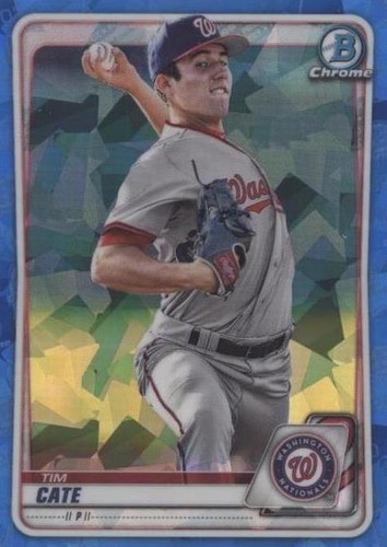 2020 Bowman Chrome Sapphire Edition - Tim Cate #BCP-83