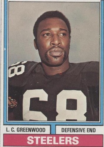 1974 Topps #496 L.C. Greenwood EX/EX+ Steelers 551195 | eBay