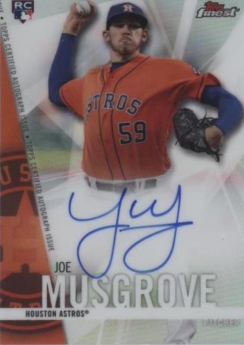 2017 Topps Finest - Joe Musgrove #FA-JMU