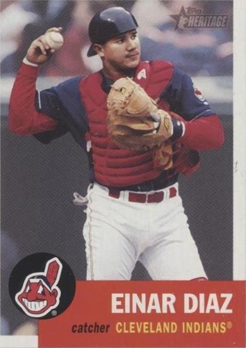 2002 Topps Heritage - Einar Diaz #76