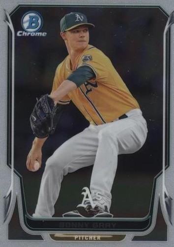 2013 Bowman Chrome Sonny Gray RC Card #7 Athletics | eBay