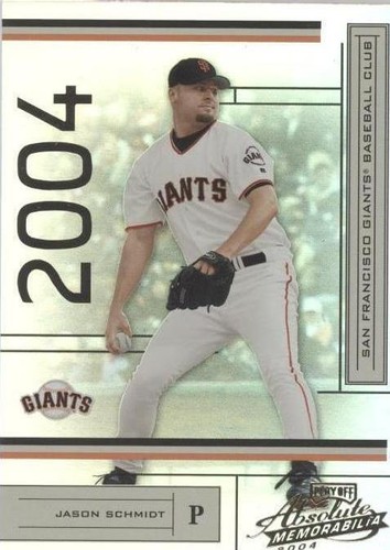 2004 Playoff Absolute Memorabilia - Jason Schmidt #169