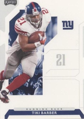 2006 Playoff NFL Playoffs Tiki Barber #63