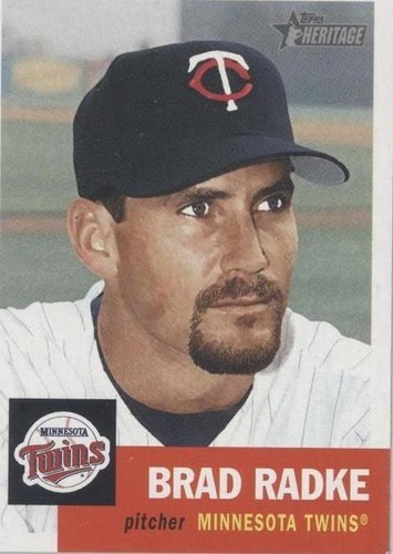 2002 Topps Heritage - Brad Radke #333