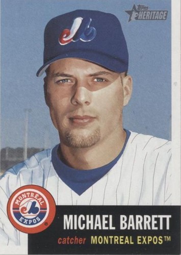 2002 Topps Heritage - Michael Barrett #388