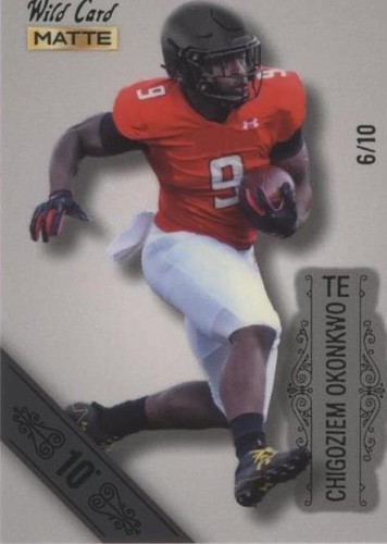 2022 Wild Card MATTE Chigoziem Okonkwo #MB-126