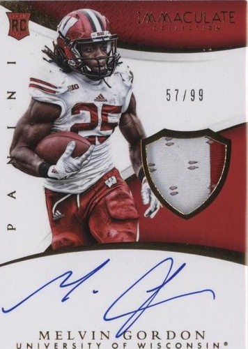 2015 Panini Immaculate Collection Collegiate Melvin Gordon #308