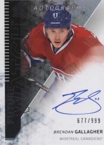 2013-14 SP Authentic - Brendan Gallagher #318
