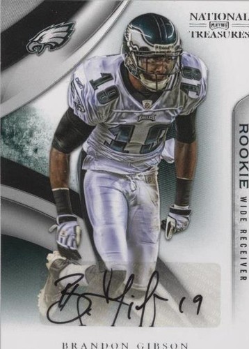 2009 Playoff National Treasures Brandon Gibson #141