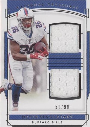 2019 Panini National Treasures Devin Singletary #RDM-38
