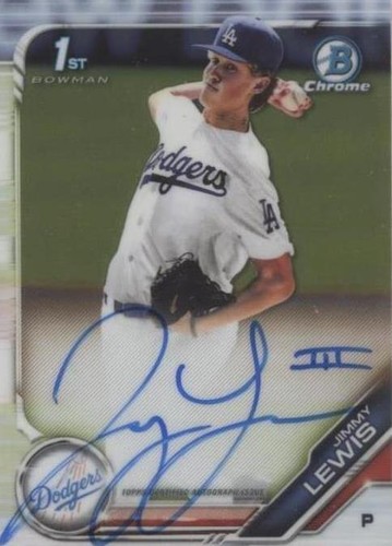 2019 Bowman Draft - Jimmy Lewis #CDA-JL